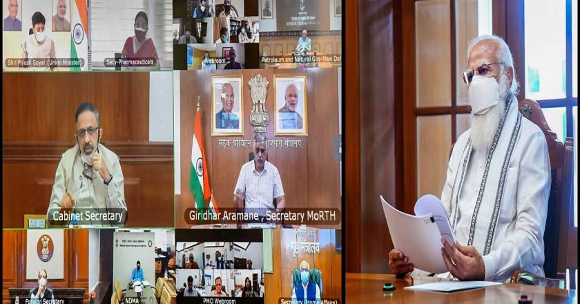 PM Modi holds High-Level meeting amid Oxygen crisis to Ensure the fastest Transportation of Oxygen Supply