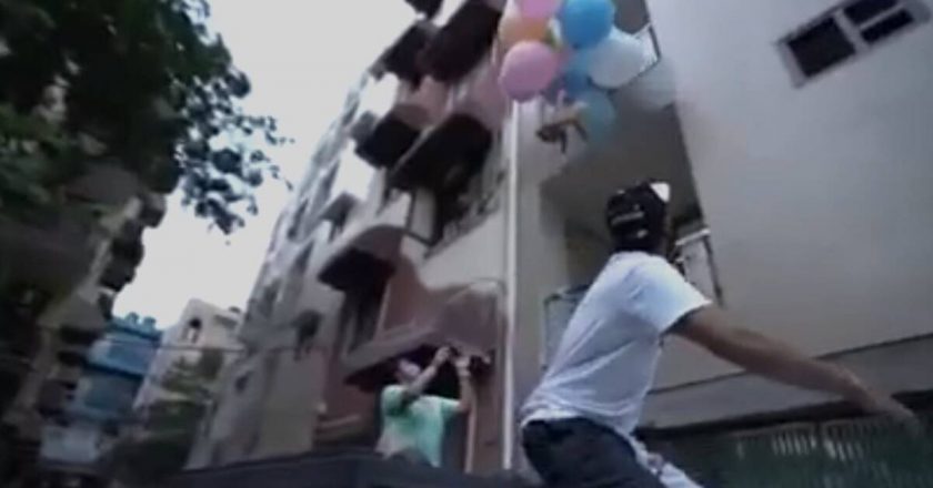 Delhi YouTuber Arrested For Flying Dog With Hydrogen Balloons In Video